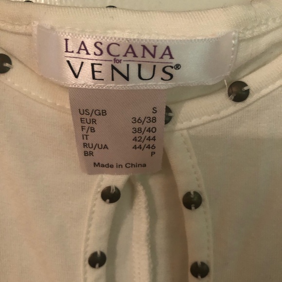 Lascana for Venus White Cold Shoulder Top - Picture 4 of 6